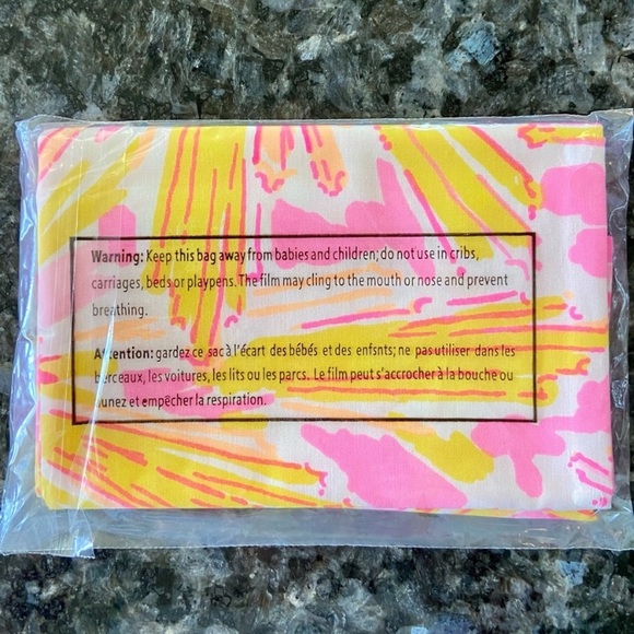 Lilly Pulitzer Printed Square Scarf - Multi Be The Sunshine Gwp Engineered Scarf - Picture 8 of 10